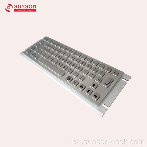 Keyboard Metal mai Maballin ruwa da kuma kushin kusurwa